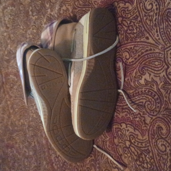 NEW Sperry top sider Ladyfish fold down women's boot size 7 plaid interior - Picture 5 of 8